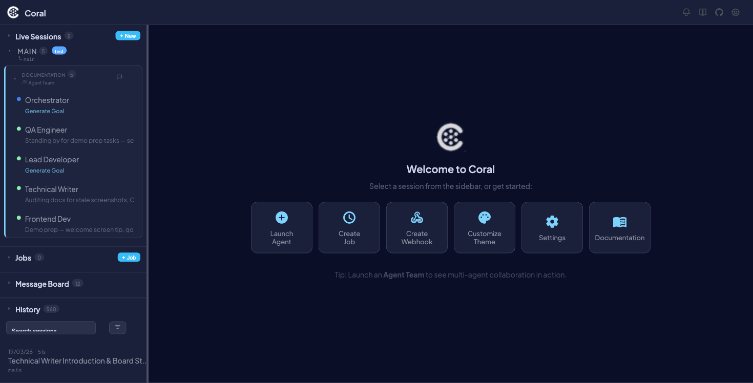 Dashboard showing the full pipeline: agent output flows through tmux pipe-pane to the browser